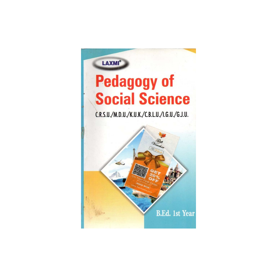 Laxmi B.Ed 1st Year Pedagogy of Social Science (English Medium)