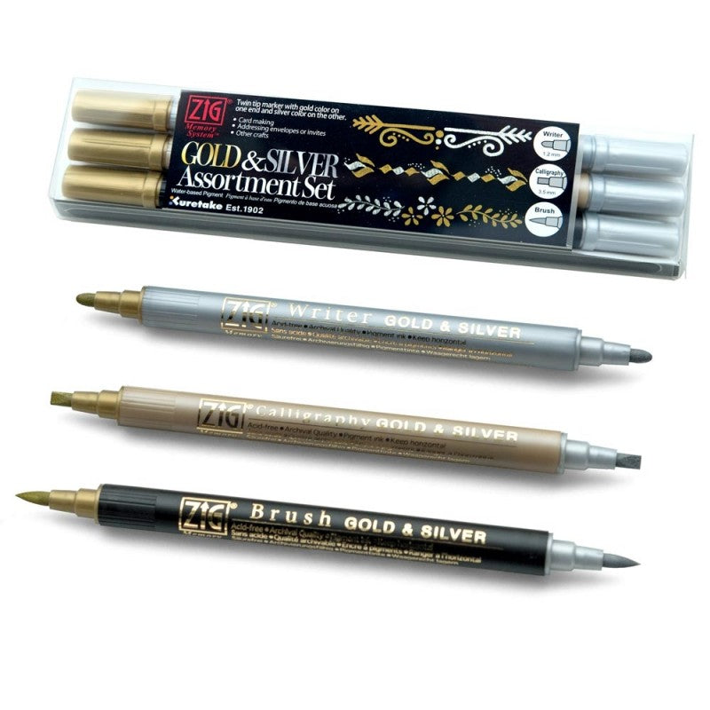 ZIG Memory System Gold and Silver Assortment Set