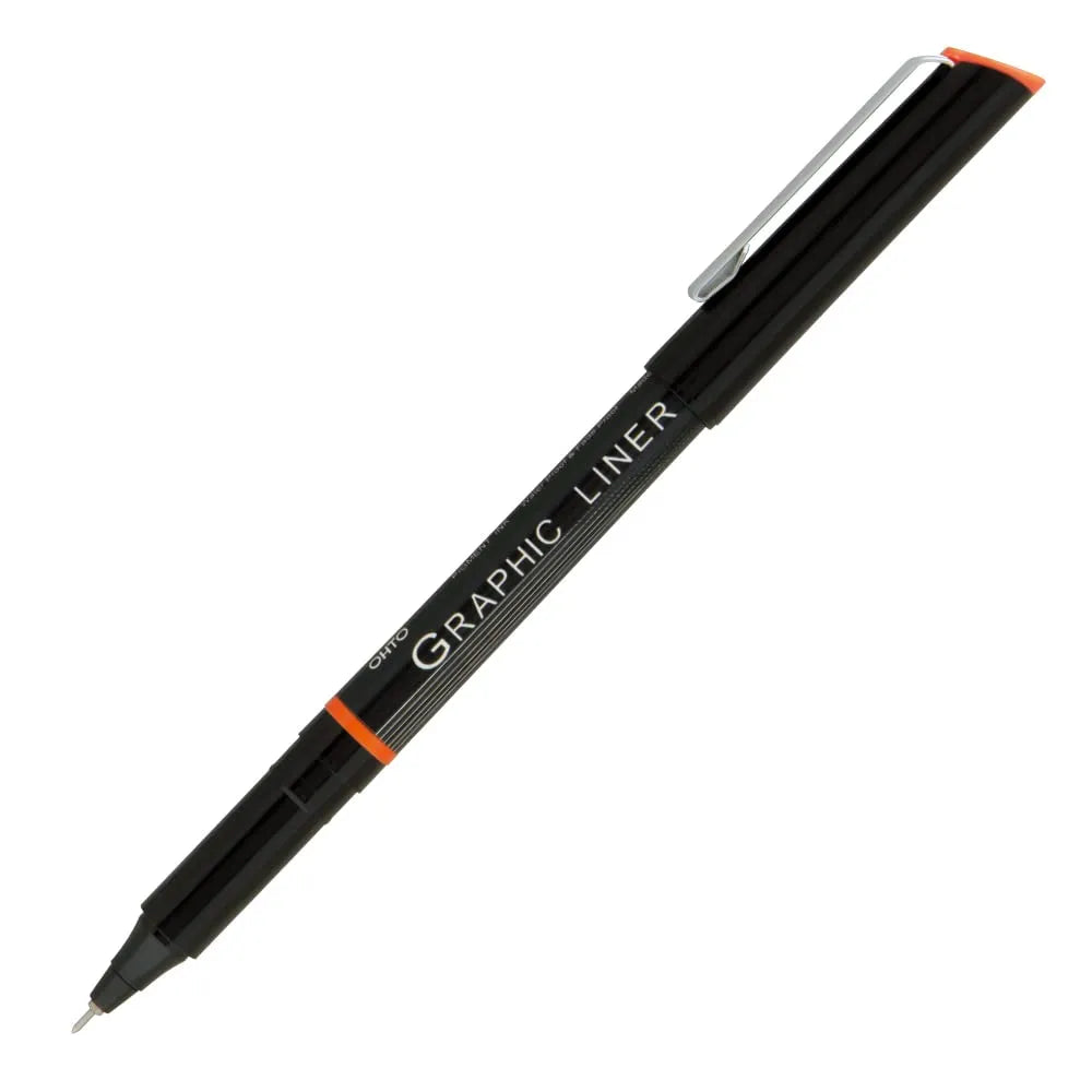 OHTO Graphic Liner CFR-150GL Rollerball Drawing Pen (Set of 2 Assorted Tip Sizes with Different Tip Size Combos)