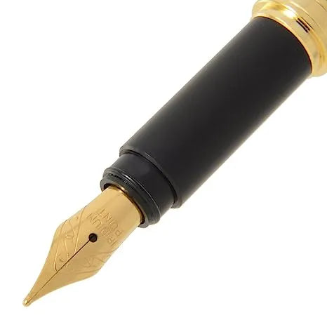 OHTO F-Lapa FF-10N Fountain Pen with Fine Nib – Black Ink Cartridge – Black/Blue/Brown/Silver/WineRed