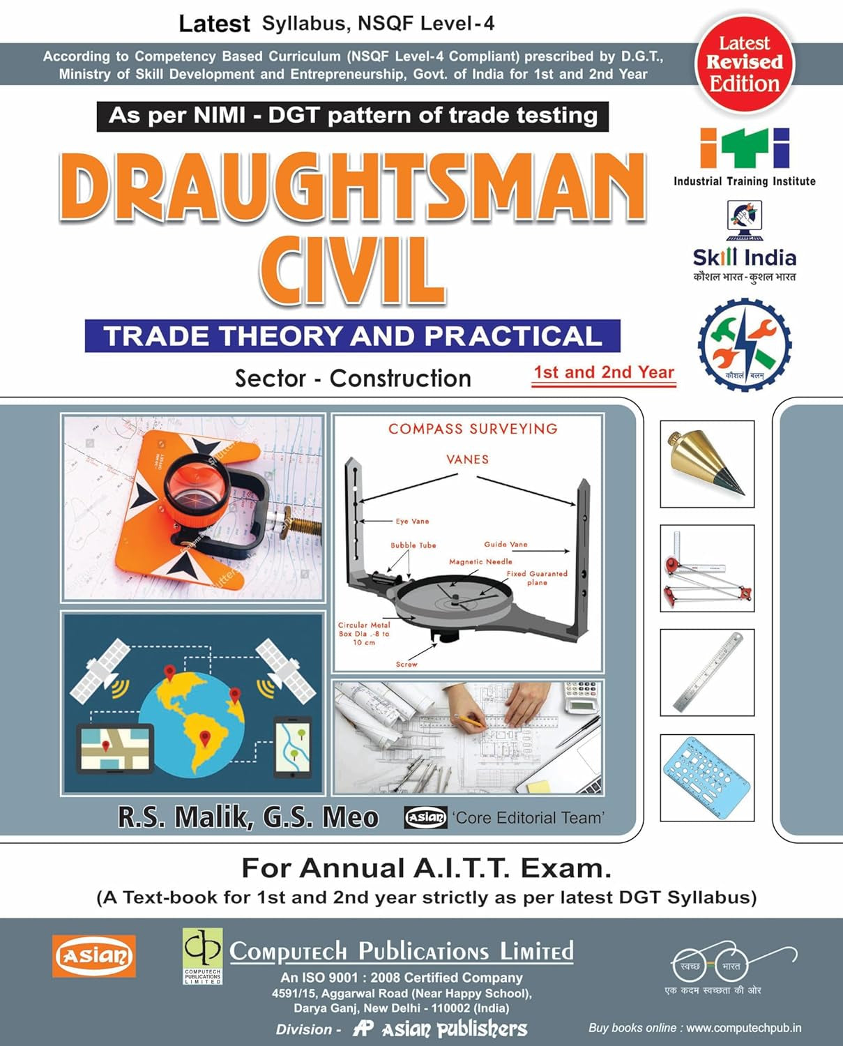 Asian Draughtsman Civil Theory & Practical (NSQF Level-4 Syllabus) (1st & 2nd Year)
