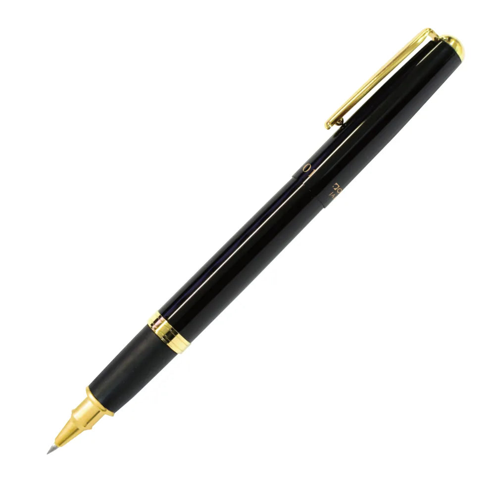 OHTO CR01 Ceramic Rollerball Pen – 0.5mm Black Ink – Black/WineRed