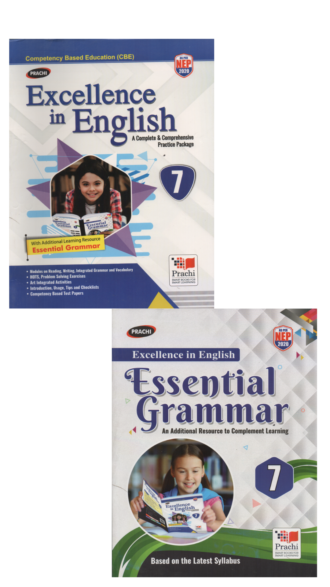 Prachi Excellence in English - A Complete & Comprehensive Practice Package-7th