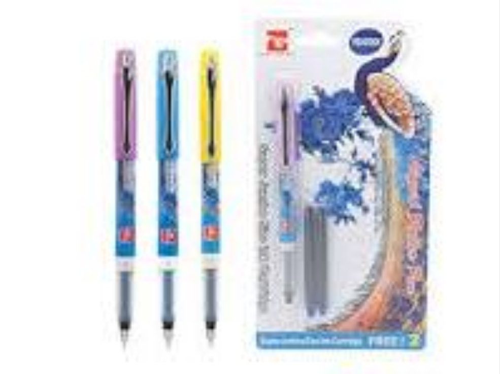 Figo Liquid Fountain Pen Peacock (Pack Of 5)