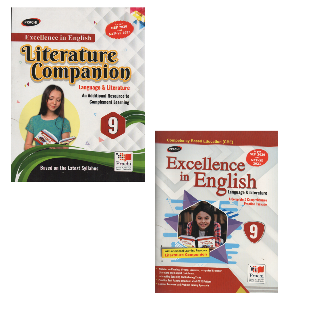Prachi Excellence in English - A Complete & Comprehensive Practice Package-9th