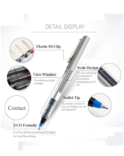 OHTO Cansee CFR-157CSN Rollerball Pen – 0.7mm – Black/Blue/Green/Red/Pink/Violet/WineRed