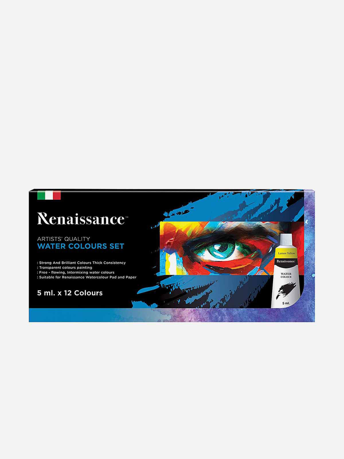 Renaissance Water Colours (Set of 12 colours, 5 ml)