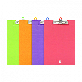Elephant Dura Clipboard – A4 Size – Green/Orange/Pink/Violet