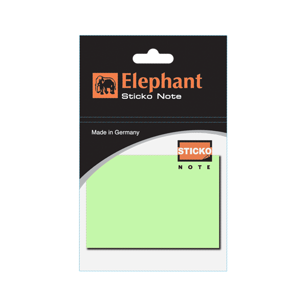 Elephant Sticky Notes, Pastel Colors (Germany)