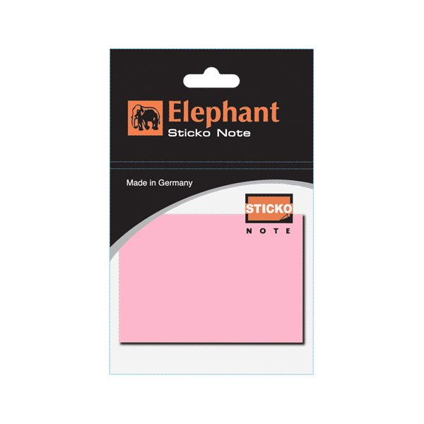 Elephant Sticky Notes, Pastel Colors (Germany)