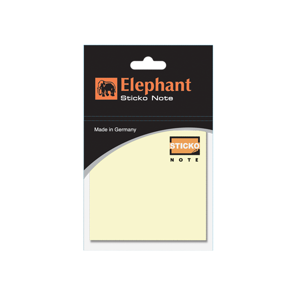 Elephant Sticky Notes, Neon Colors (Made in Germany)