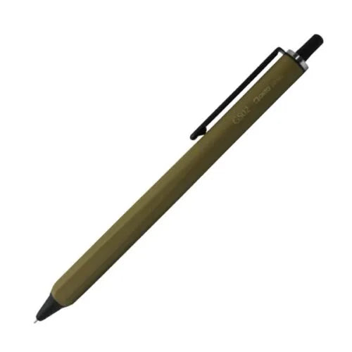 OHTO GS02-G5 Needle Point Roller Gel Pen – 0.5mm Black Ink – Black/White/Mint/Khaki