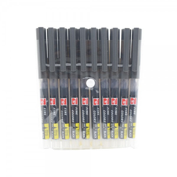 Figo Fine Roller Pen 0.6 mm - (Pack of 10)
