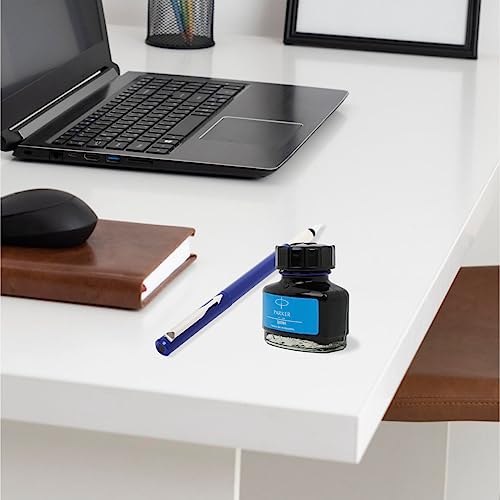 Parker Quink Ink Bottle, Blue – thevbooks - Main Image