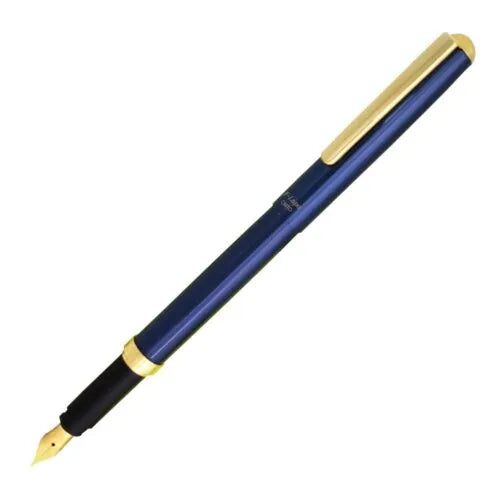 OHTO F-Lapa FF-10N Fountain Pen with Fine Nib – Black Ink Cartridge – Black/Blue/Brown/Silver/WineRed