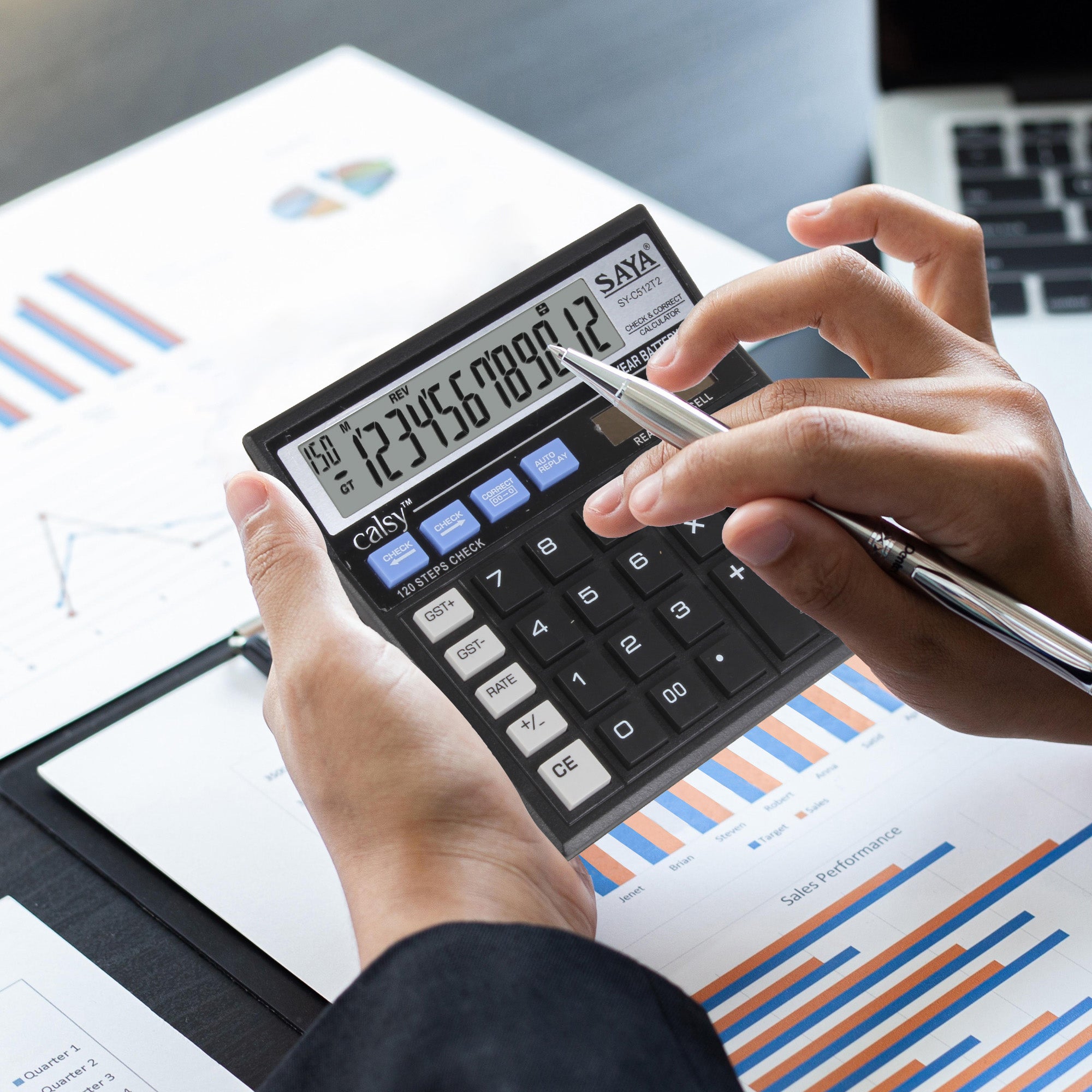 Saya Basic Check & Correct Desktop Calculator – Accurate and Easy-to-Use!