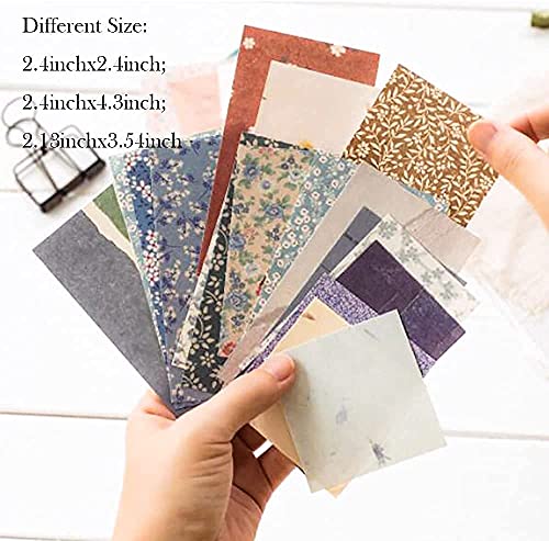 HASTHIP® 360 Sheets Vintage Scrapbook Paper Supplies DIY Journaling Supplies for Writing Drawing Scrapbook Materials for Craft Travel Journal 6 Sets
