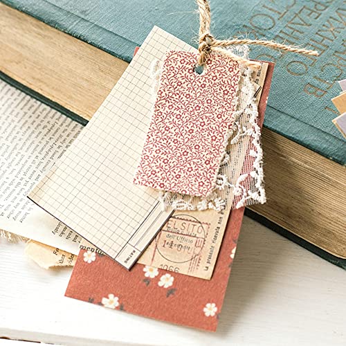 HASTHIP® 360 Sheets Vintage Scrapbook Paper Supplies DIY Journaling Supplies for Writing Drawing Scrapbook Materials for Craft Travel Journal 6 Sets