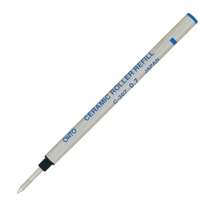 OHTO C-307 Ceramic Rollerball Pen Refill – 0.7mm – Black/Blue