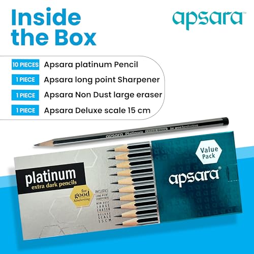 Apsara Platinum Pencils Value Pack - Pack of 20