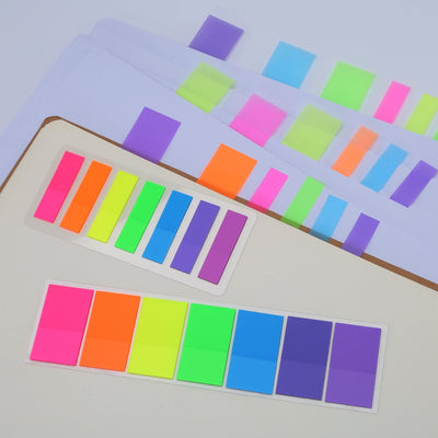 Elephant Neon Sticky Note Tabs – 3 Colors, Mini Highlighter Strips