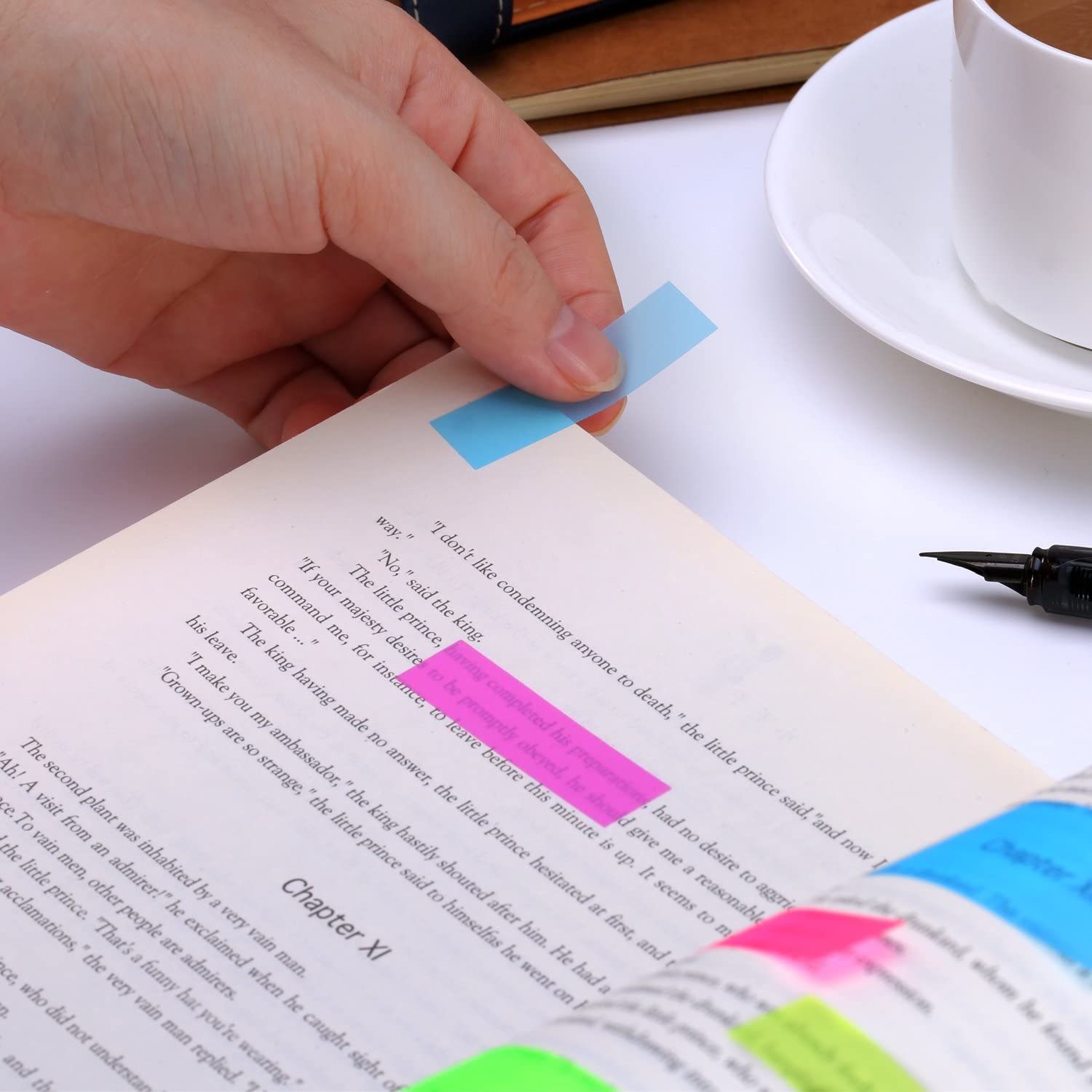 Elephant Sticky Note Index Tabs – Neon (3 Colors, Pack of 2)