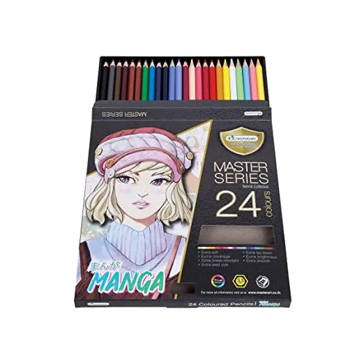 Master Art Manga Series Coloured Pencils (Set of 24 Pencils)