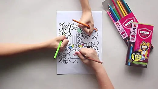 Master Art Premium Grade Coloured Pencils (Set of 24 Pencils)