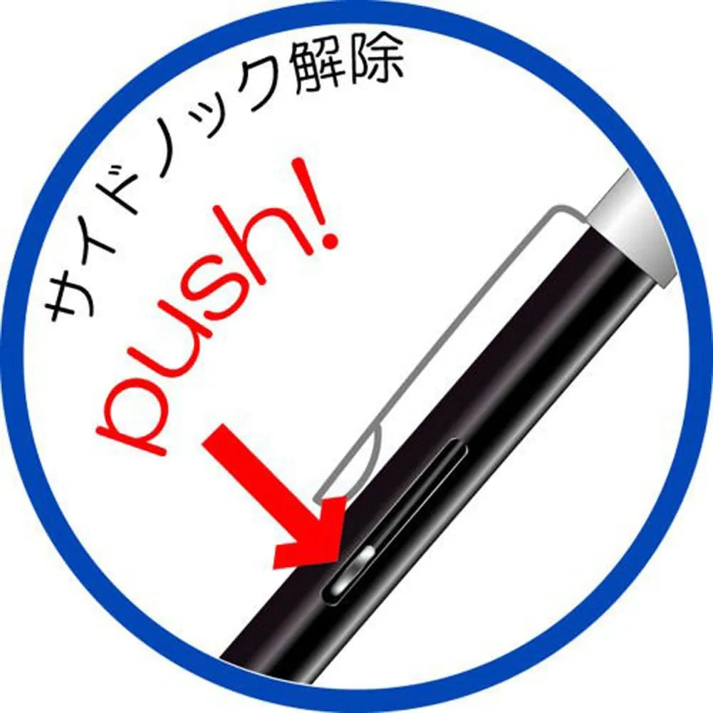 OHTO Minimo NBP-505MN Ultra-Slim Ballpoint Pen – 0.5mm Black Ink – Black/Blue/Green/Pink
