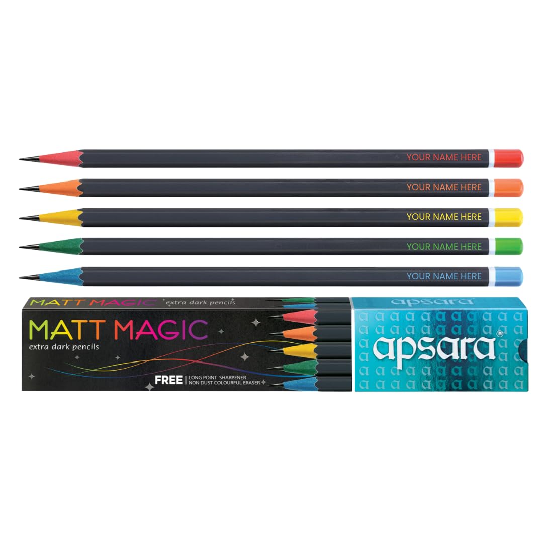 ncgifts personalized pencil | customized pencil with name for kids Set (20 Pcs) - Name Engraved, Ideal Gift for Kids Birthday and Return Gifts (2)
