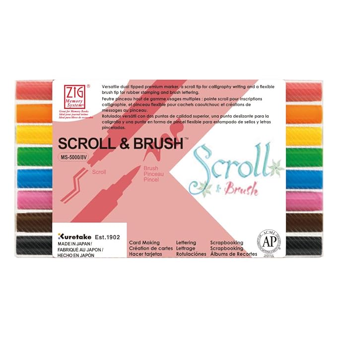 Zig Calligraphy Dual TIp Markers – thevbooks