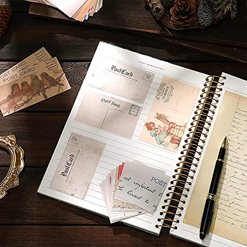 HASTHIP® 360 Sheets Vintage Scrapbook Paper Supplies DIY Journaling Supplies for Writing Drawing Scrapbook Materials for Craft Travel Journal 6 Sets