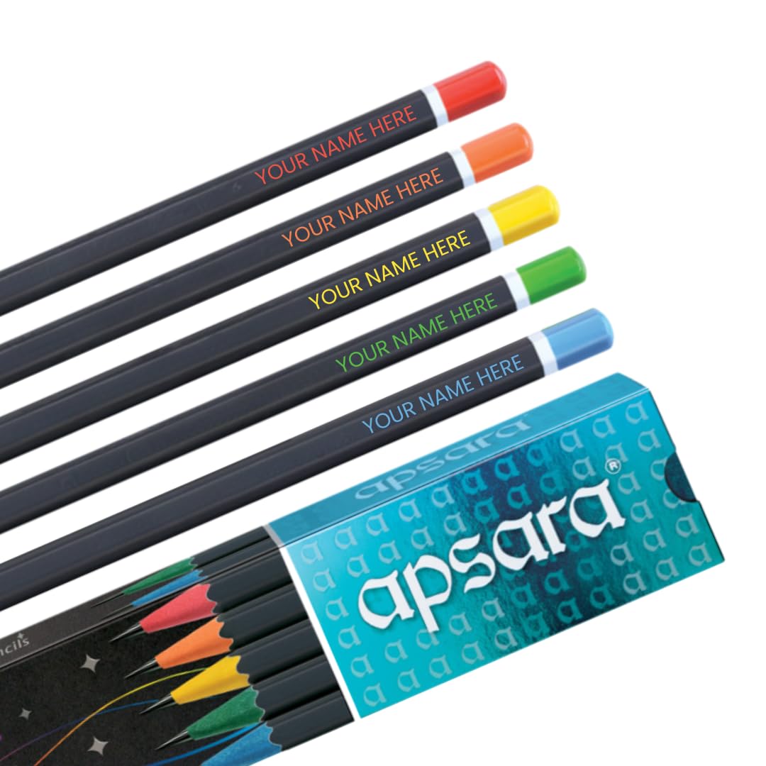 ncgifts personalized pencil | customized pencil with name for kids Set (20 Pcs) - Name Engraved, Ideal Gift for Kids Birthday and Return Gifts (2)