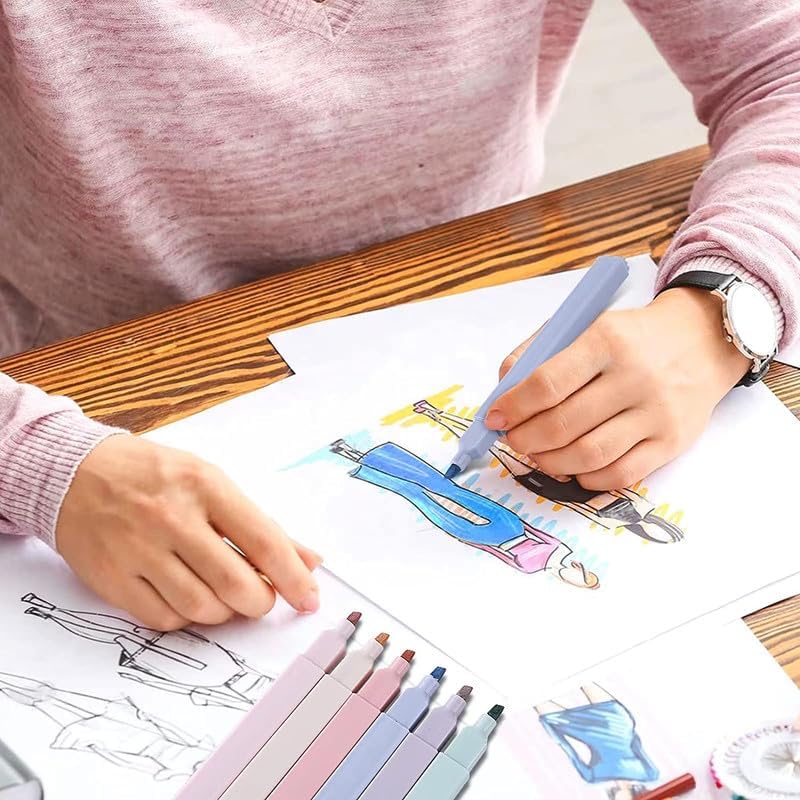 Shuttle Art 6 Pcs Aesthetic Cute Highlighters Bible Highlighters