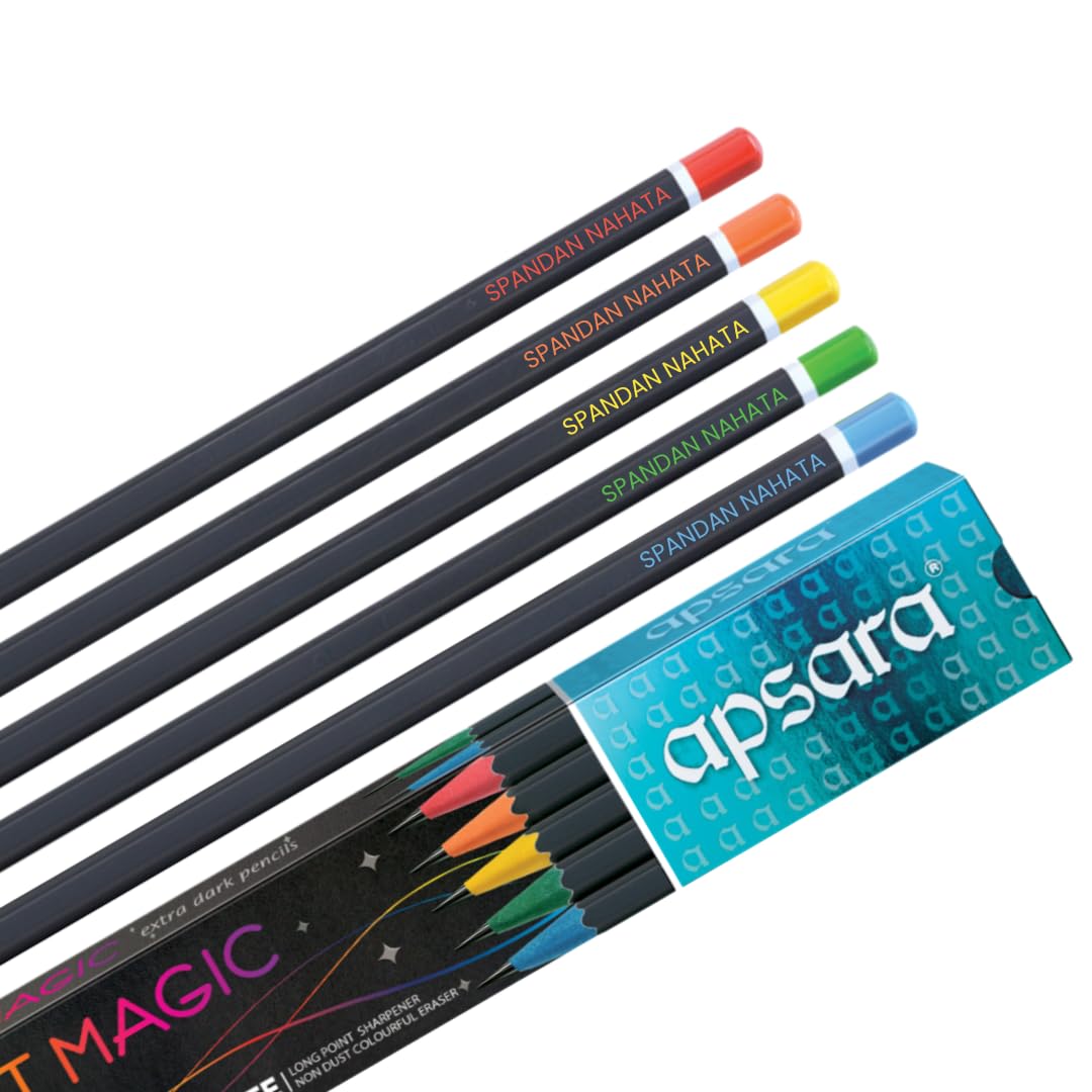 ncgifts personalized pencil | customized pencil with name for kids Set (20 Pcs) - Name Engraved, Ideal Gift for Kids Birthday and Return Gifts (2)