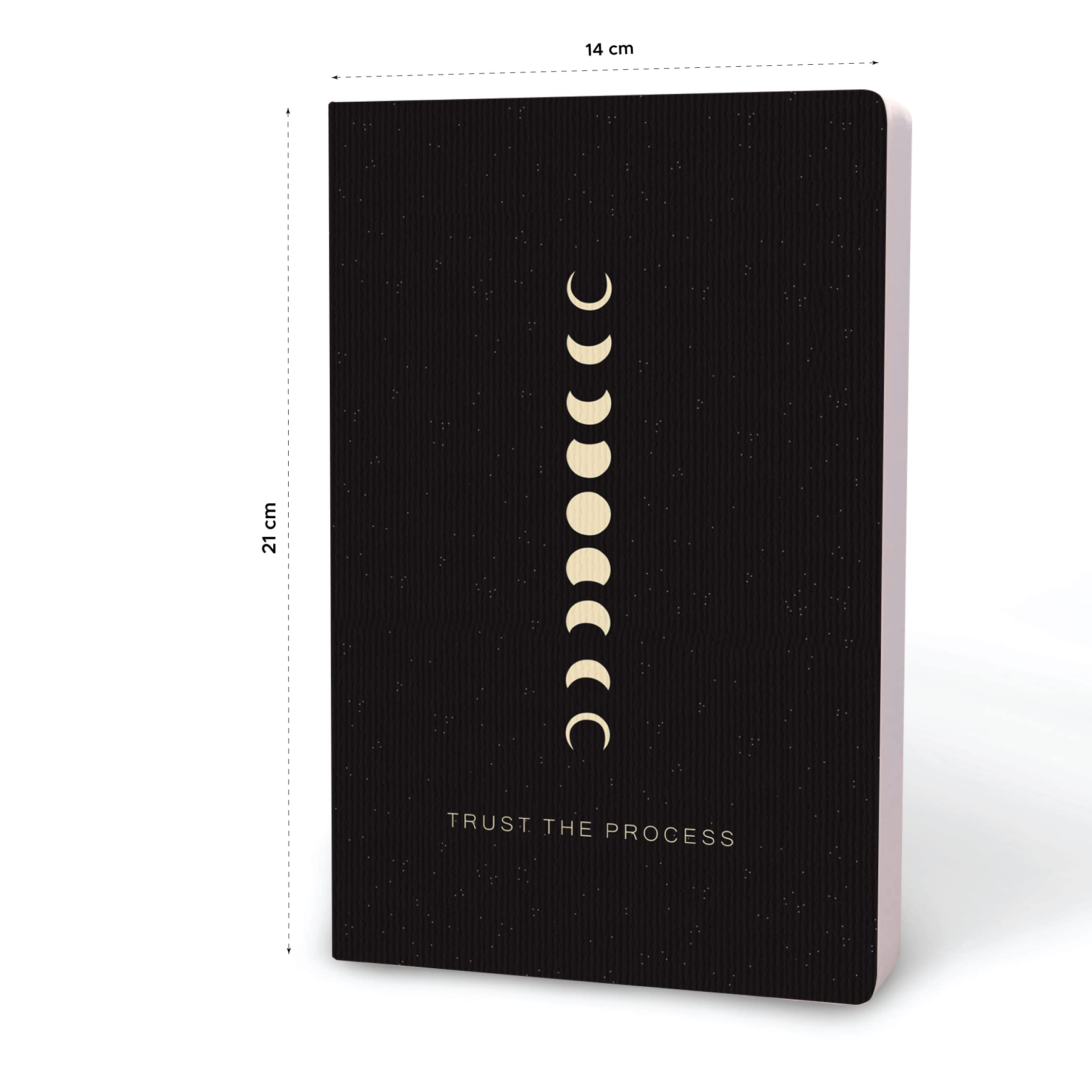 FACTOR NOTES A5 Notebook: Ruled | 90 GSM | 160 Pages (Trust the process)