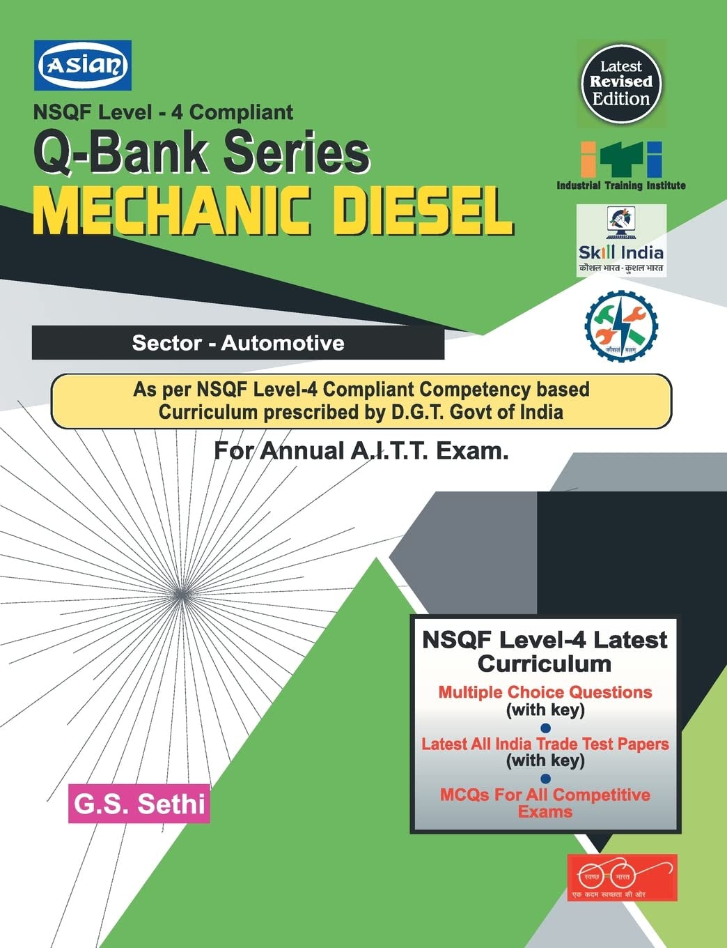 Asian Q-Bank Series Mechanic Diesel (NSQF Level-4 Syllabus)
