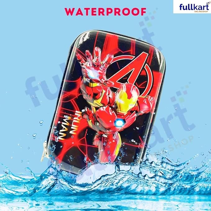 Iron-Man Kids Pencil Case – Stylish, Multipurpose Stationery Box