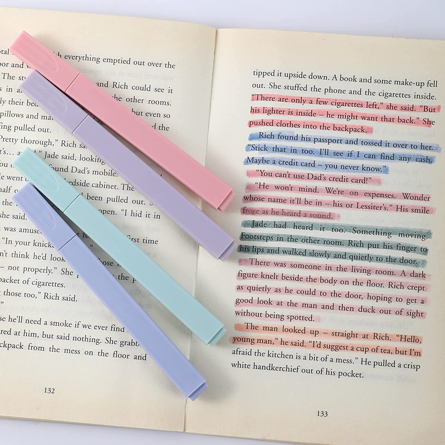 Shuttle Art 6 Pcs Aesthetic Cute Highlighters Bible Highlighters