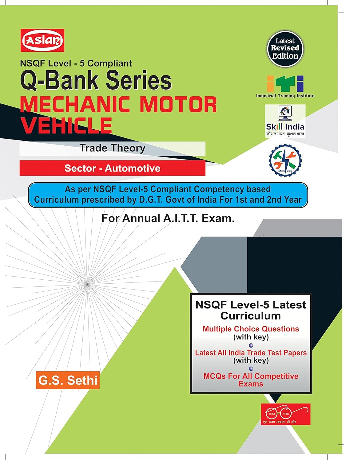 Asian Q-Bank Series Mechanic Motor Vehicle Theory (NSFQ Level-5 Syllabus) (1st & 2nd Year)