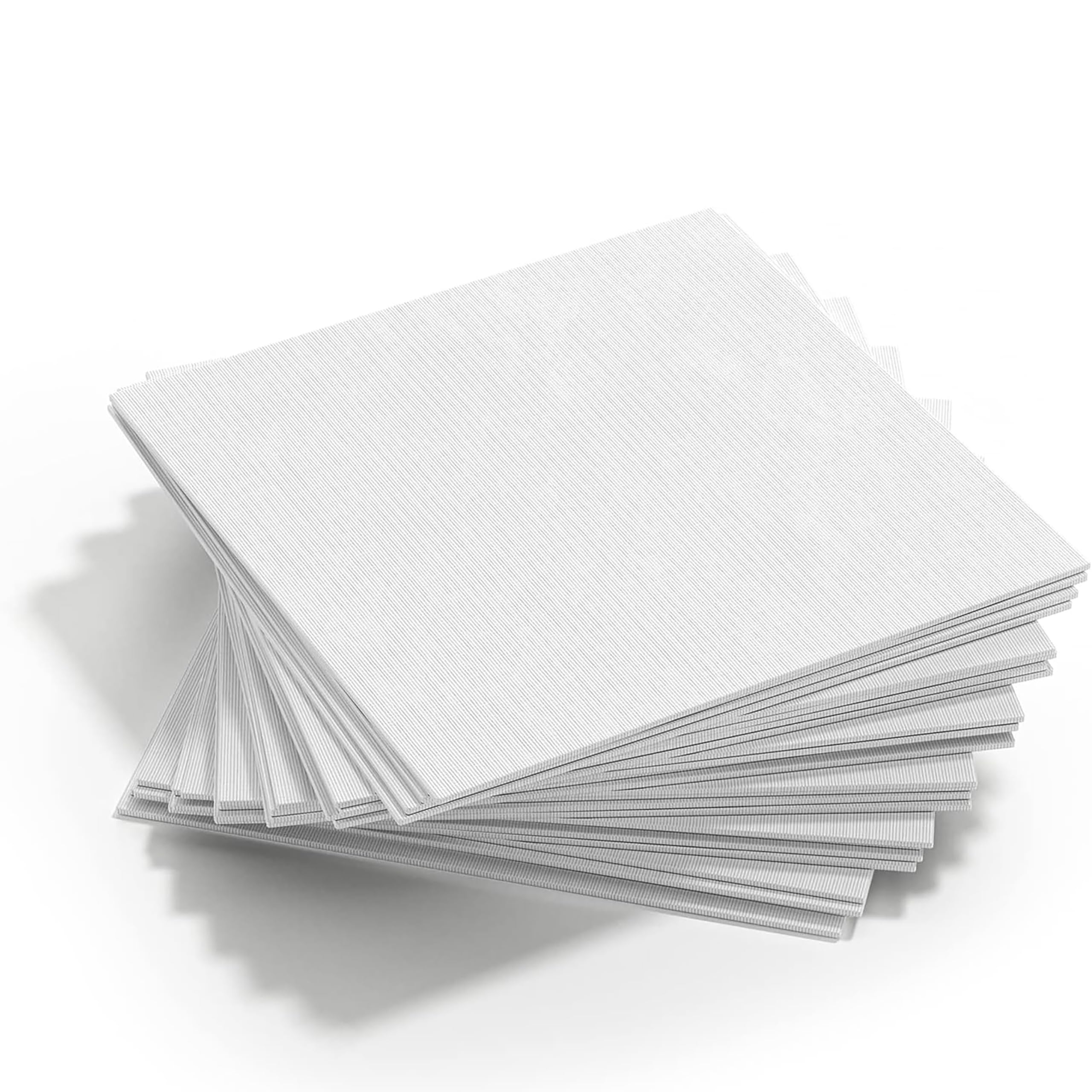 Rousrie Canvas Board for Acrylic, Gouache, Watercolour,Ink Painting Board, Art Supplies for Artist (100% Cotton Canvas)(12 PC (4x4Inches))