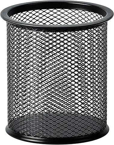 SAYA Metal Mesh Pen Holder – Pack of 2 Desk Organizer Set for Office, School, Home – Ideal for Pens, Pencils, Scissors, Stationery Stylish Desktop Organizer for Students, Professionals