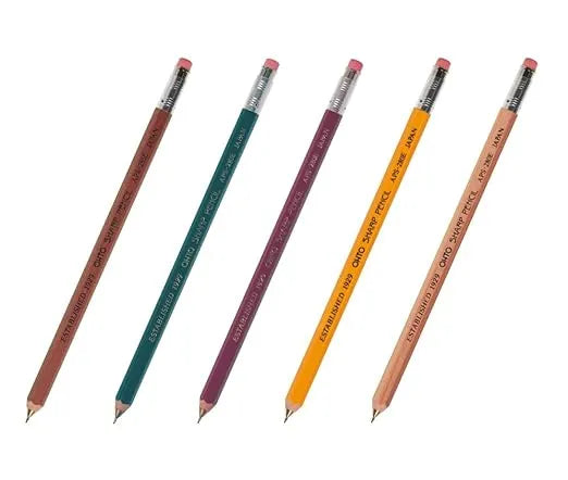OHTO APS-280E Sharp Pencil – 0.5 mm – Yellow/Green/Brown/Natural/WineRed