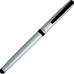 OHTO CR02 Ceramic Rollerball Pen with Matte Trim – 0.5mm Black Ink – Matte Blue/Matte Wine/Matte Silver