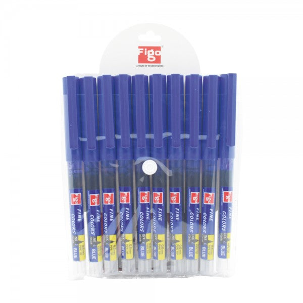 Figo Fine Roller Pen 0.6 mm - (Pack of 10)