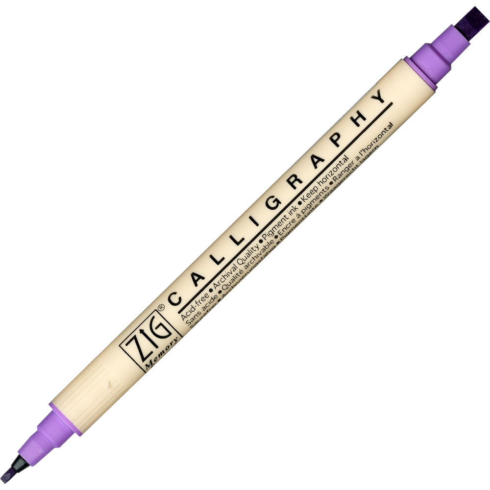 ZIG MEMORY SYSTEM CALLIGRAPHY MARKERS 10 COLORS TIP SIZE: 2 mm & 5 mm