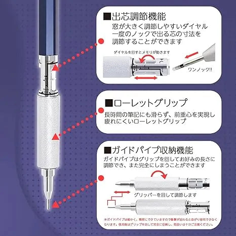 OHTO MS01 Mechanical Pencil – 0.3mm – Navy