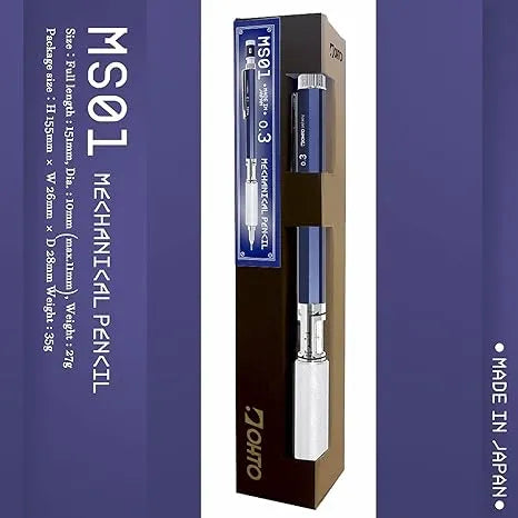 OHTO MS01 Mechanical Pencil – 0.3mm – Navy
