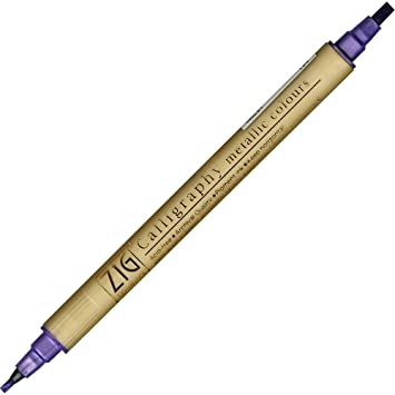 ZIG MEMORY SYSTEM CALLIGRAPHY Metallic Colours TOTAL 9 COLORS