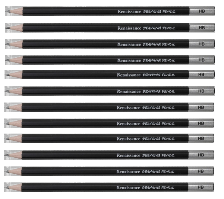 Renaissance HB Grade Drawing Pencil (Pack of 12)